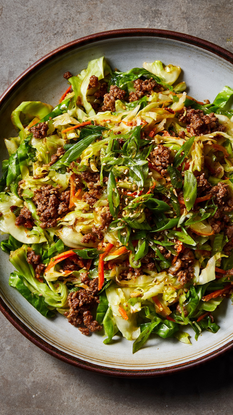 Cabbage and Ground Beef Skillet (Easy One-Pan Dinner)