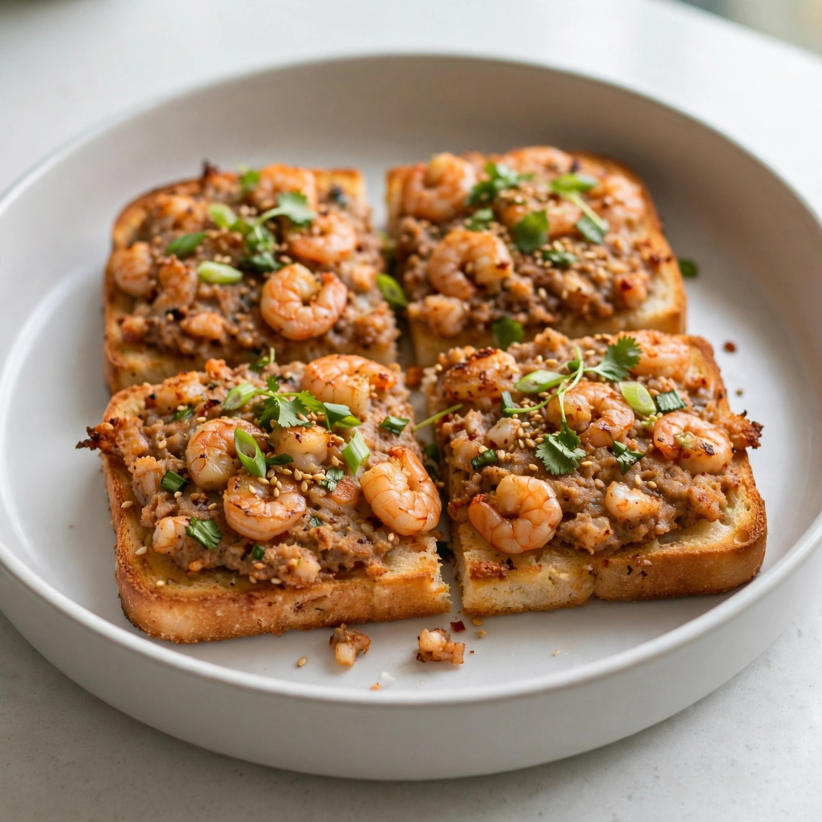 Crispy Sesame Shrimp Toast